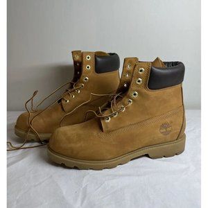Timberland Premium 6-Inch Waterproof Boots Wheat Nubuck 10061 Men’s Size 8.5